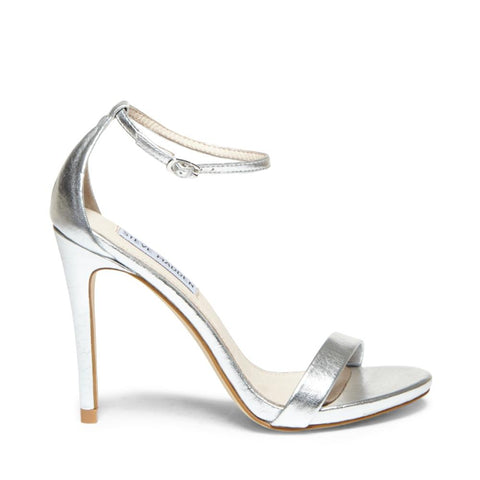 Stecy Heeled Sandal SILVER METALLIC