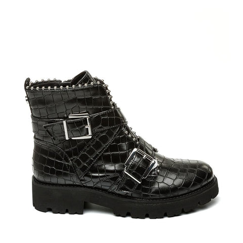 Hoofy Ankleboot BLACK CROCO
