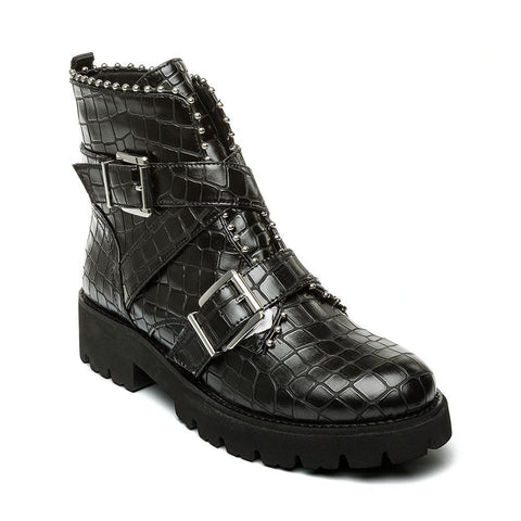 Hoofy Ankleboot BLACK CROCO