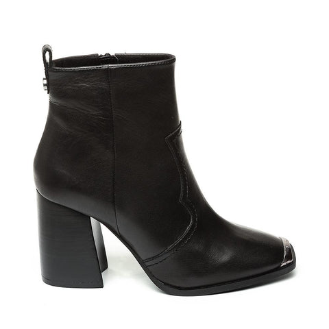 Enzo Bootie BLACK LEATHER