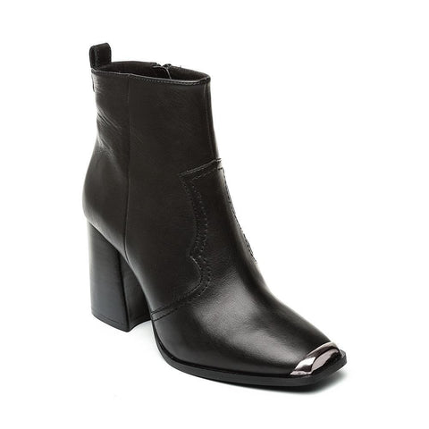 Enzo Bootie BLACK LEATHER