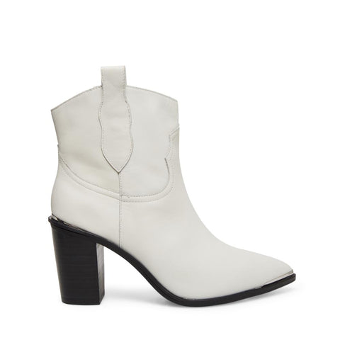 Zora Bootie WHITE LEATHER