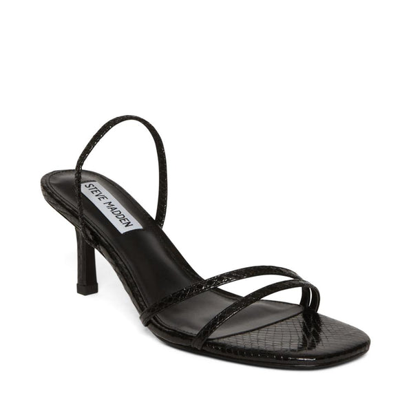 Loft Heeled Sandal BLACK SNAKE