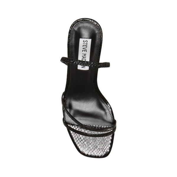 Loft Heeled Sandal BLACK SNAKE