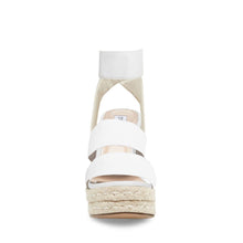 Shimmy Wedge Sandal WHITE