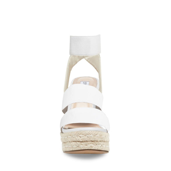 Shimmy Wedge Sandal WHITE