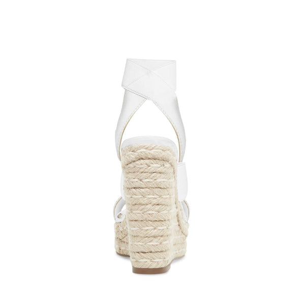 Shimmy Wedge Sandal WHITE