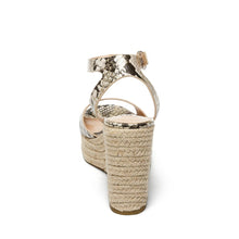 Valli Wedge Sandal GOLD SNAKE