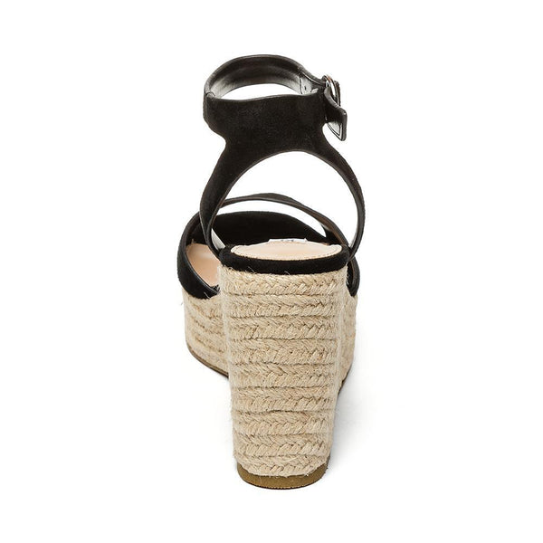 Valli Wedge Sandal BLACK SUEDE