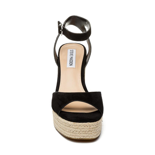 Valli Wedge Sandal BLACK SUEDE