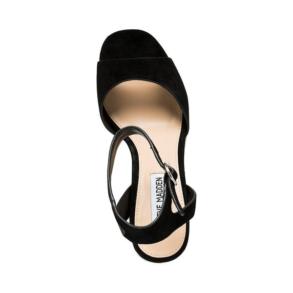 Valli Wedge Sandal BLACK SUEDE
