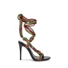 Dncehall Sandal BLACK MULTI