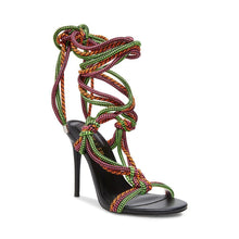 Dncehall Sandal BLACK MULTI