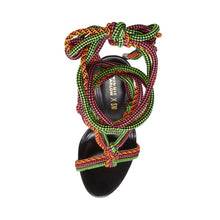 Dncehall Sandal BLACK MULTI
