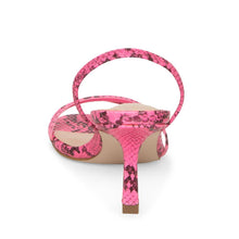 Loft Heeled Sandal PINK SNAKE