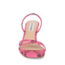 Loft Heeled Sandal PINK SNAKE
