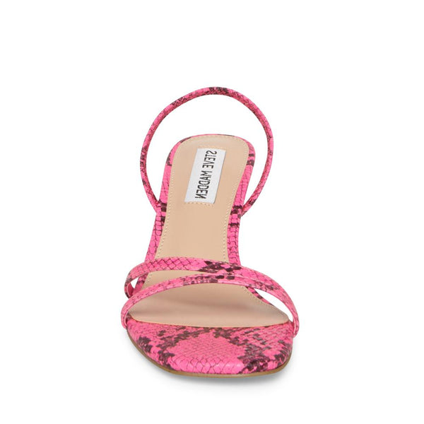 Loft Heeled Sandal PINK SNAKE