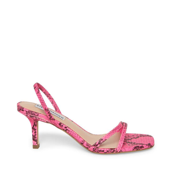 Loft Heeled Sandal PINK SNAKE