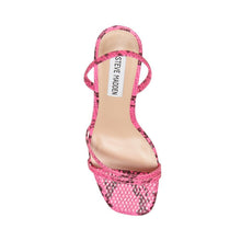 Loft Heeled Sandal PINK SNAKE