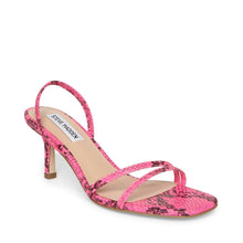 Loft Heeled Sandal PINK SNAKE