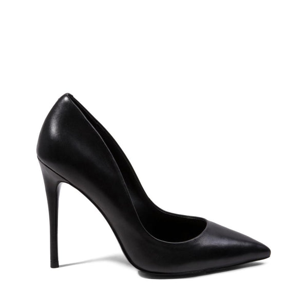Daisie Heel BLACK LEATHER