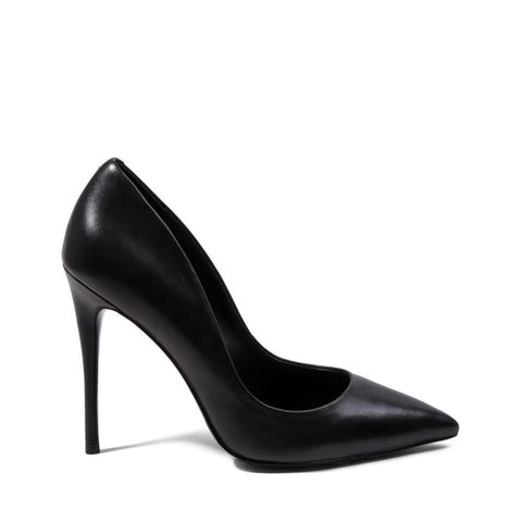 Daisie Heel BLACK LEATHER