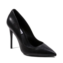 Daisie Heel BLACK LEATHER