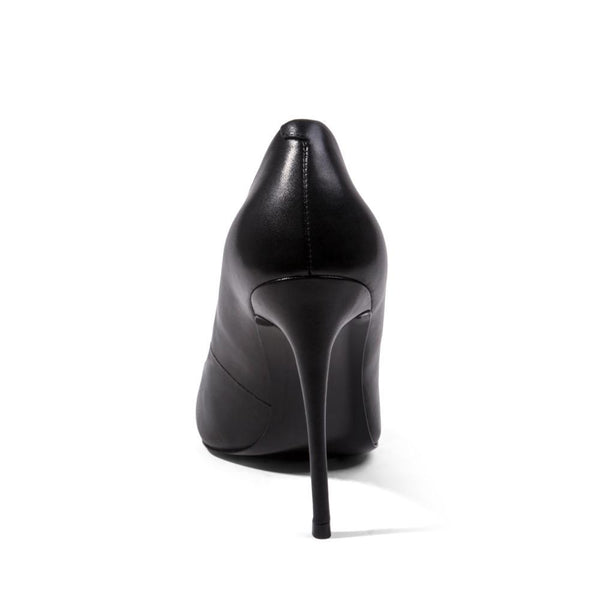 Daisie Heel BLACK LEATHER
