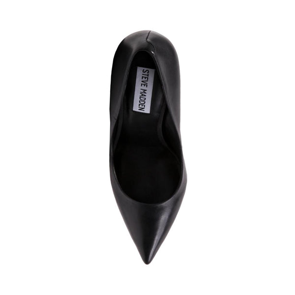 Daisie Heel BLACK LEATHER