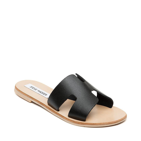 Grayson Slide BLACK LEATHER
